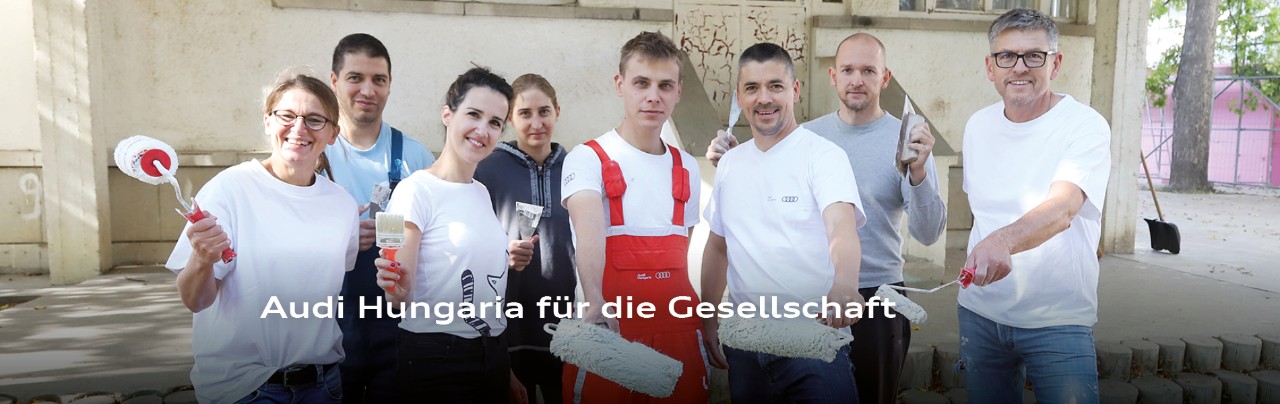 Audi Hungaria für die Gesellschaft