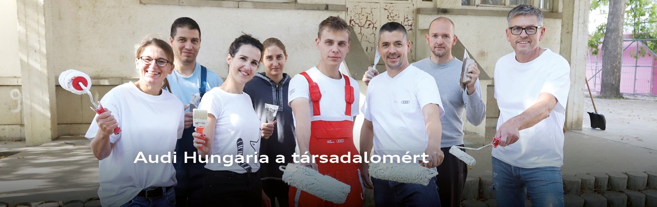 Audi Hungaria a társadalomért